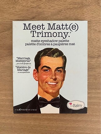 The Balm Meet Matt Trimony Far Paleti