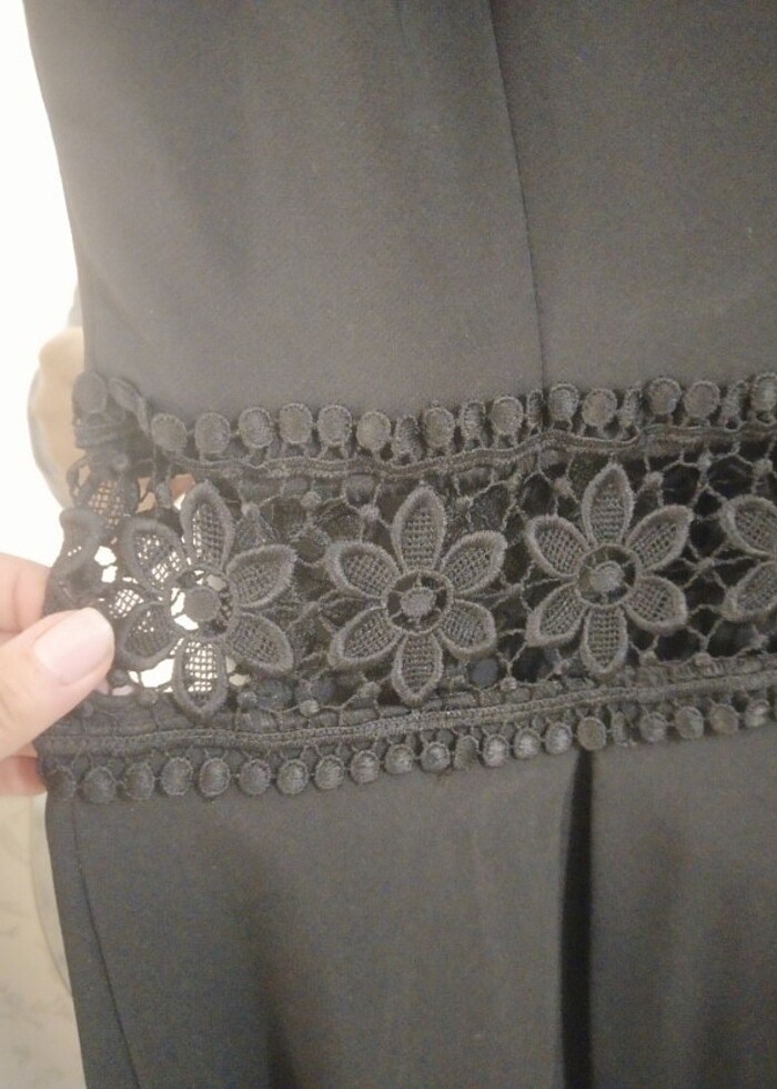 Güpürlü abiye elbise - Görsel 2