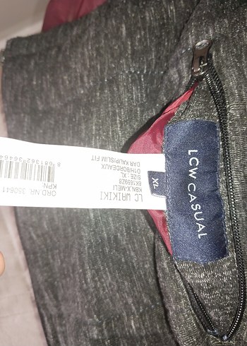 Bordo Fermuarlı Kadın Kışlık Mont - Görsel 2