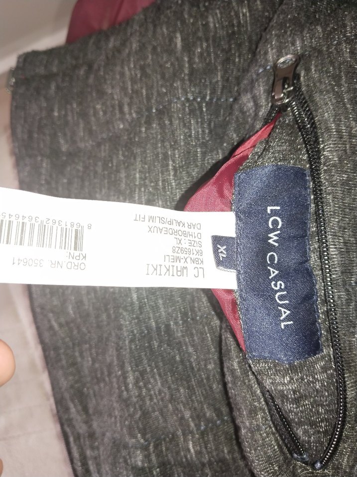 Bordo Fermuarlı Kadın Kışlık Mont - Görsel 2