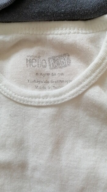 Hello baby çıtçıtlı body kolsuz - Görsel 2
