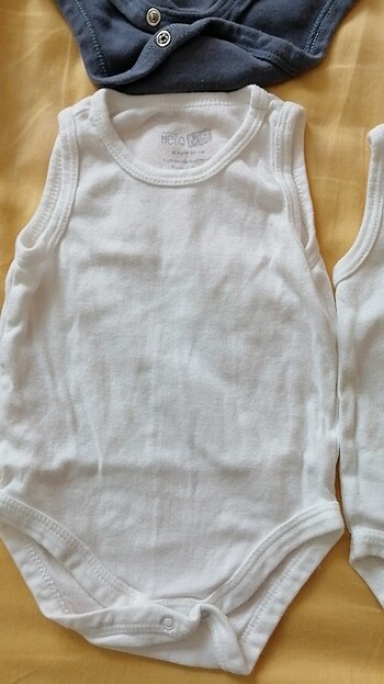 Hello baby çıtçıtlı body kolsuz - Görsel 4