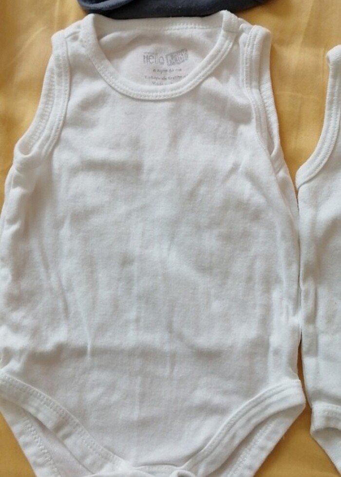 Hello baby çıtçıtlı body kolsuz - Görsel 4