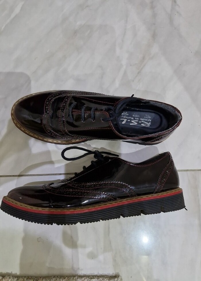 Oxford rugan ayakkabı  - Görsel 3