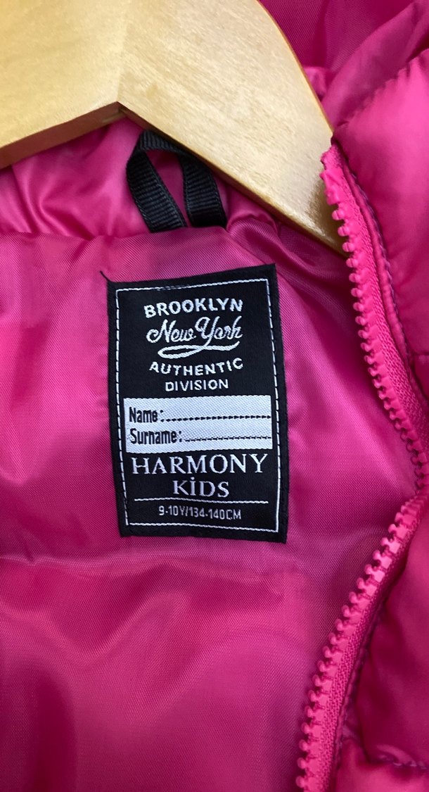 Kız Çocuk Pembe Kürklü Şişme Yelek - Görsel 3