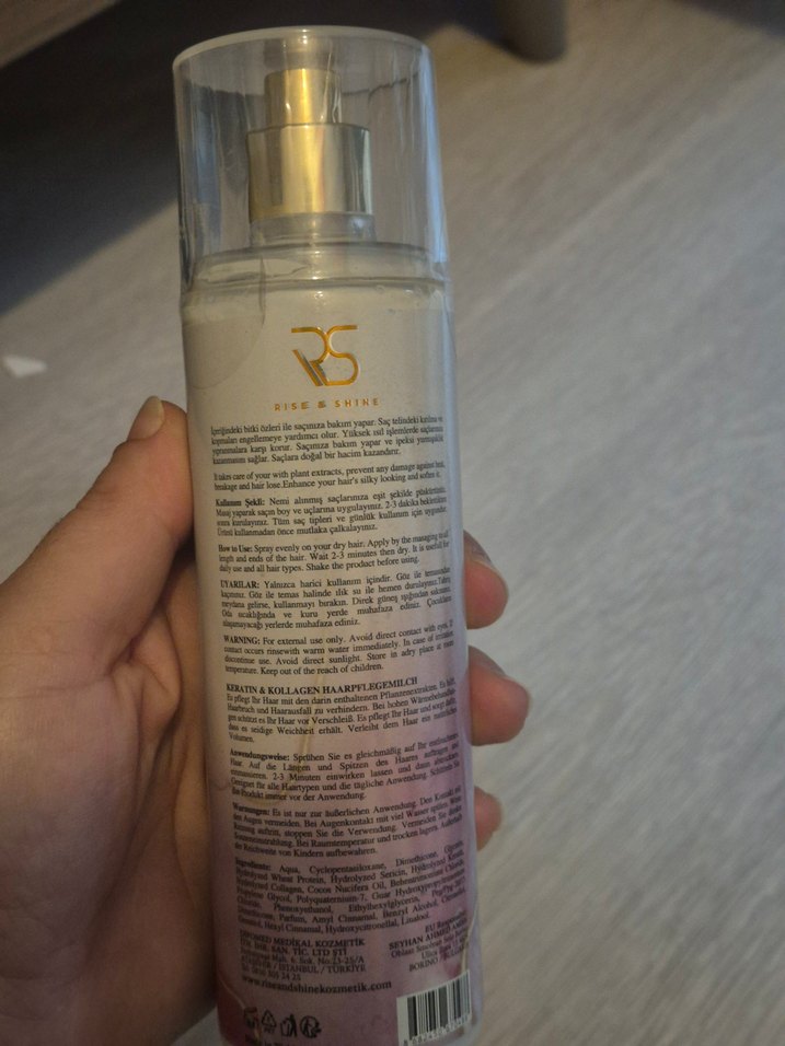 Rise & Shine Saç Bakım Sütü Ekstra Keratin - Görsel 2