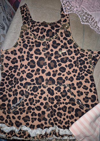 Kız Bebek  Pembe Karışık  Elbise - Görsel 2