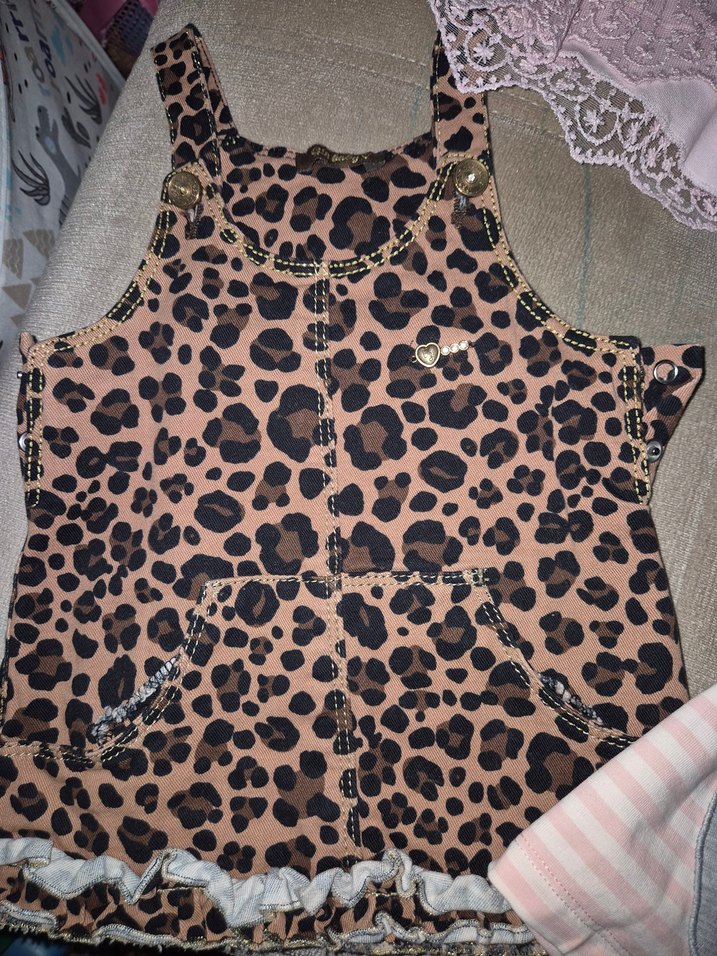 Kız Bebek  Pembe Karışık  Elbise - Görsel 2