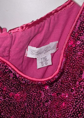 Kız Çocuk Payetli Tütülü Elbise - Görsel 4