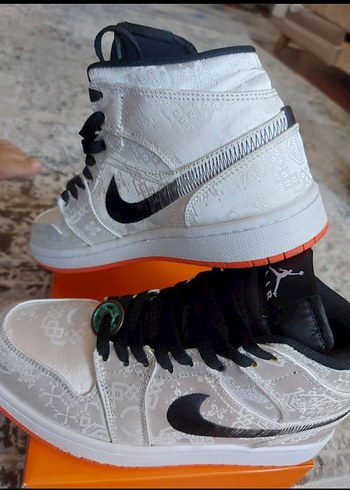 Beyaz Gri Kadın Spor Ayakkabı - Görsel 2