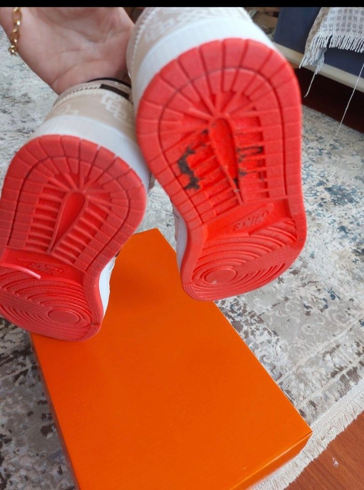 Beyaz Gri Kadın Spor Ayakkabı - Görsel 5