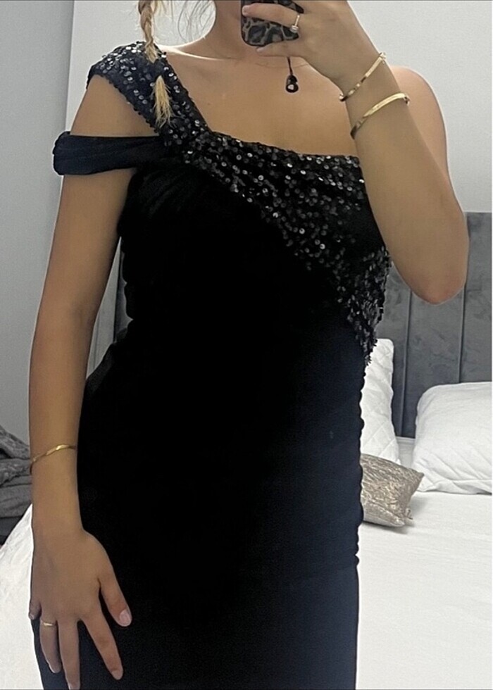 Trendyolmilla mini gece elbisesi - Görsel 2