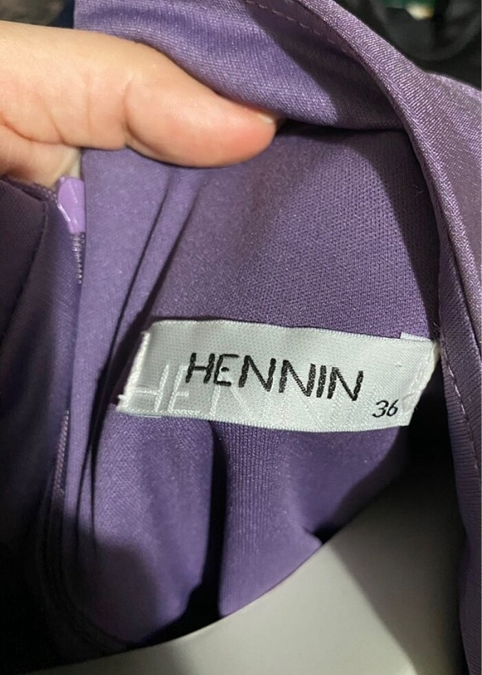 Hennin mor tesettür abiye - Görsel 3