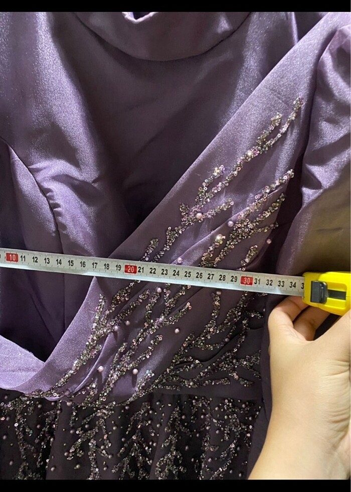 Hennin mor tesettür abiye - Görsel 4