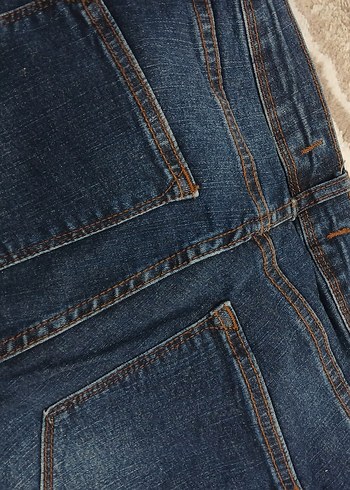 Lacivert Kadın Kot Pantolon - Görsel 8