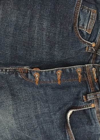 Lacivert Kadın Kot Pantolon - Görsel 5