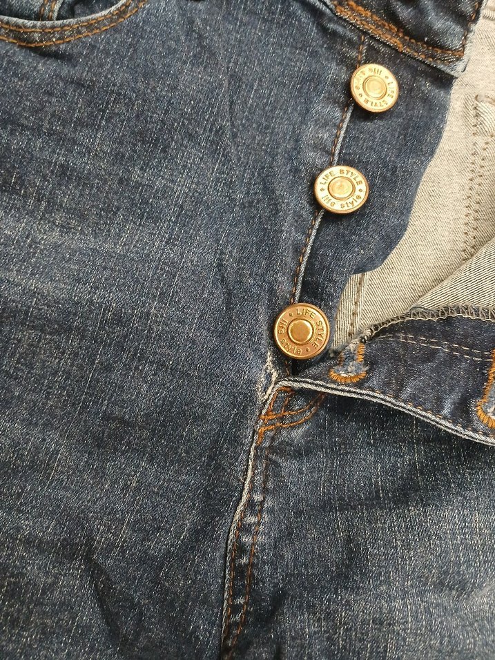 Lacivert Kadın Kot Pantolon - Görsel 3