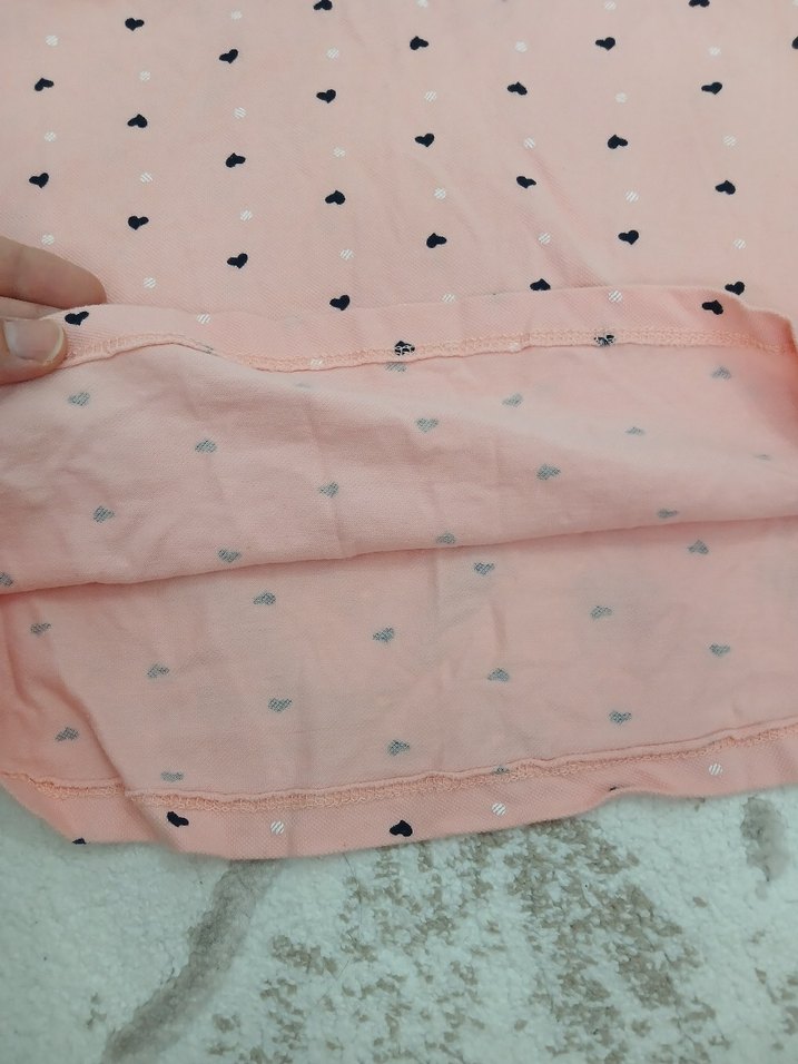 Pembe Kısa Kollu Polo Tişört - Görsel 4