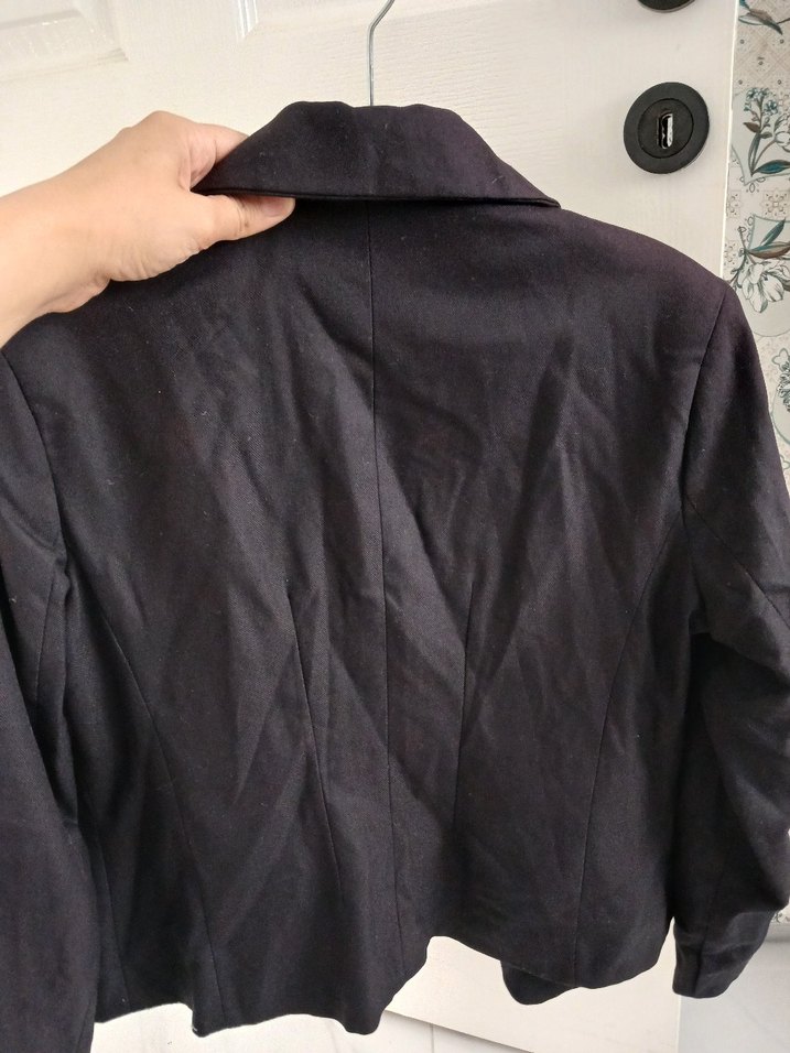 Koyu Lacivert  Kadın Blazer Ceket - Görsel 5