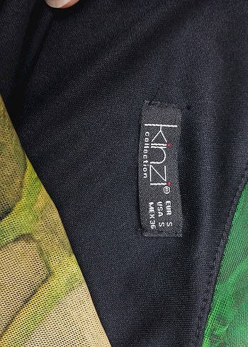 Yeşil Tek Omuz Elbise - Görsel 5