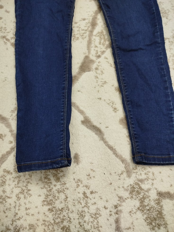 Kadın Mavi Normal Boy Denim Pantolon - Görsel 3