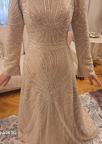 Tesettür Nişan Elbisesi - Görsel 2