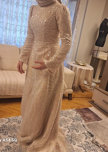 Tesettür Nişan Elbisesi - Görsel 3