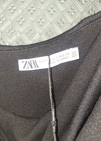 Siyah Straplez elbise - Görsel 5