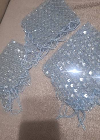 Boncuk İşlemeli halay mendili - Görsel 2