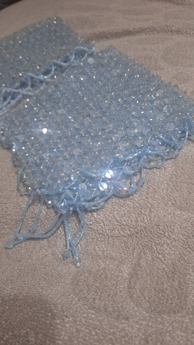 Boncuk İşlemeli halay mendili - Görsel 4