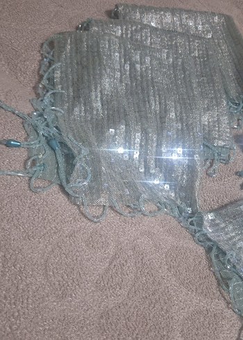 Mavi Payetli Bohem halay mendili - Görsel 6