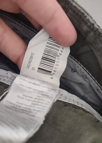 Gri Keten Rahat Kesim Kemerli Erkek Şort - Görsel 7