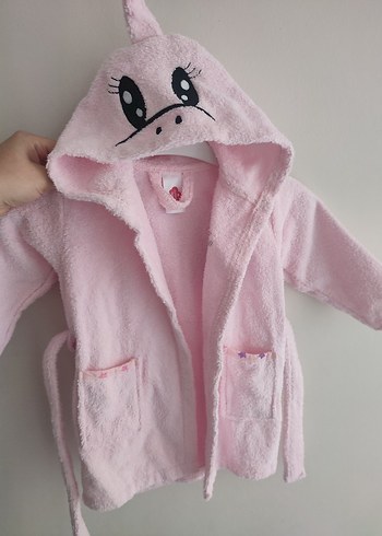 %100 koton bebek bornoz - Görsel 2