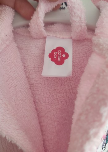 %100 koton bebek bornoz - Görsel 6