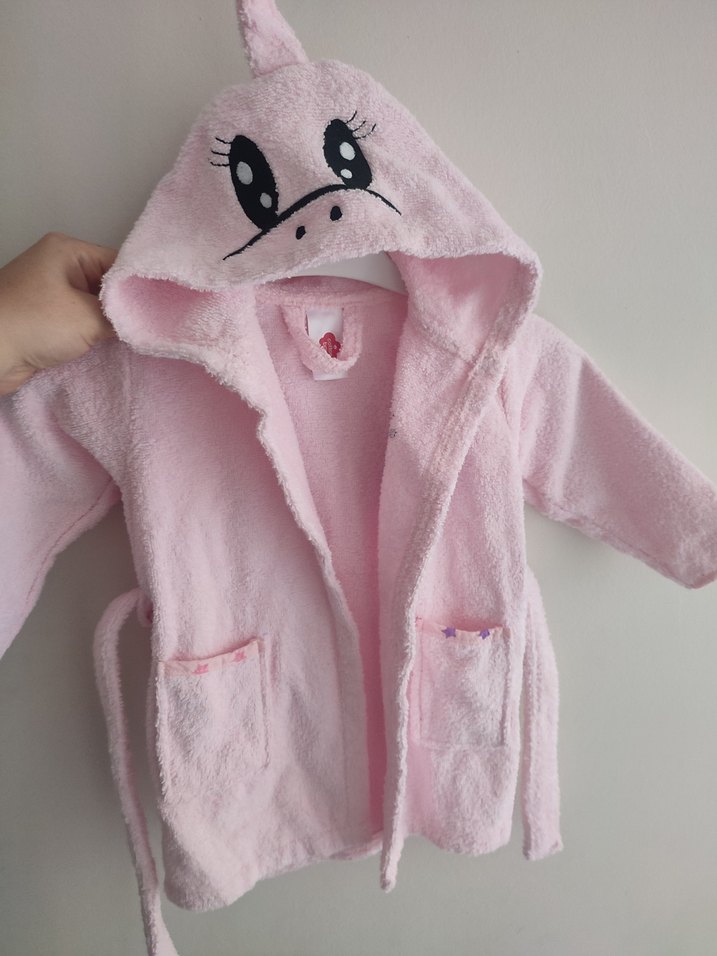 %100 koton bebek bornoz - Görsel 2