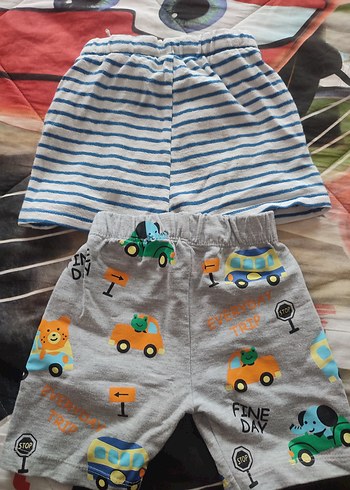 Renkli Baskılı Erkek Çocuk Şortları - Görsel 2