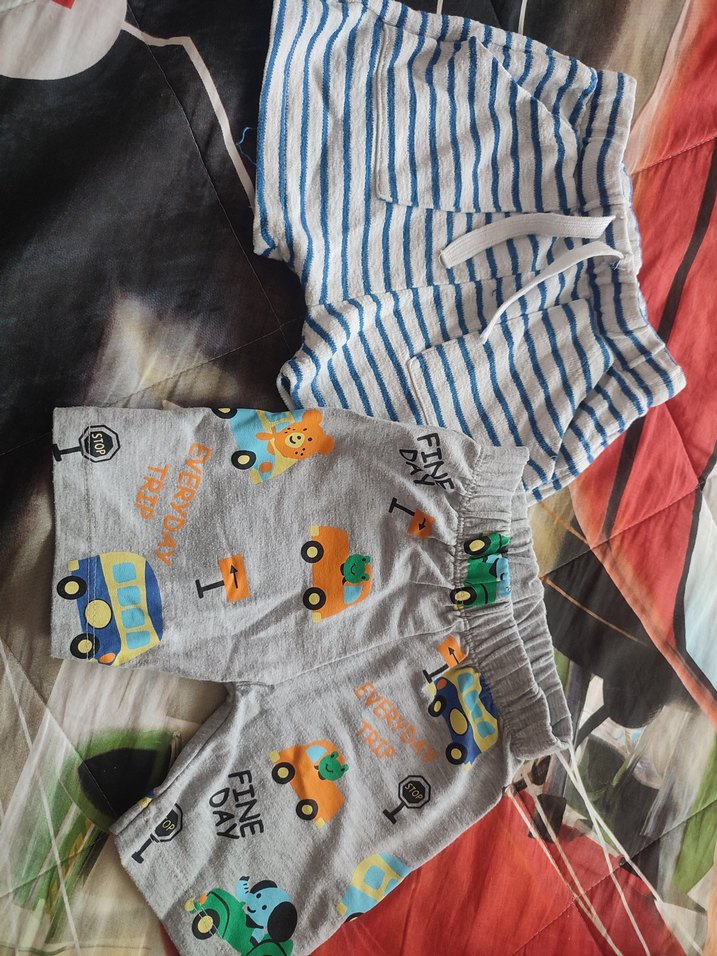 Renkli Baskılı Erkek Çocuk Şortları - Görsel 3