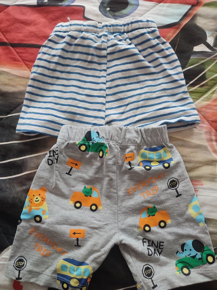 Renkli Baskılı Erkek Çocuk Şortları - Görsel 2