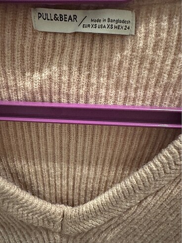 xs Beden Pull and bear kazak