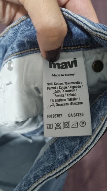 diğer Beden mavi Renk Mavi jeans