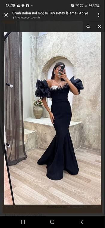 Siyah abiye - Görsel 5