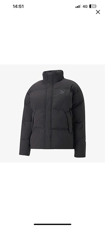Puma Classics Oversized Pollyball Erkek Siyah Mont