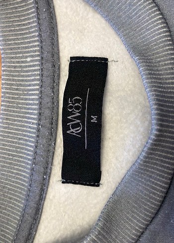Defacto Gri Baskılı Erkek Spor Sweatshirt