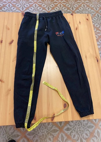Siyah Rahat Kesim Eşofman Altı