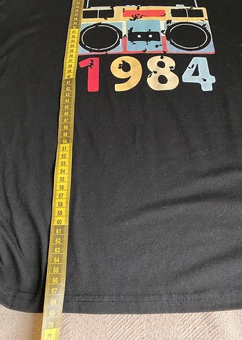 Renkli Baskılı Vintage Hamile Tişörtü - Görsel 3