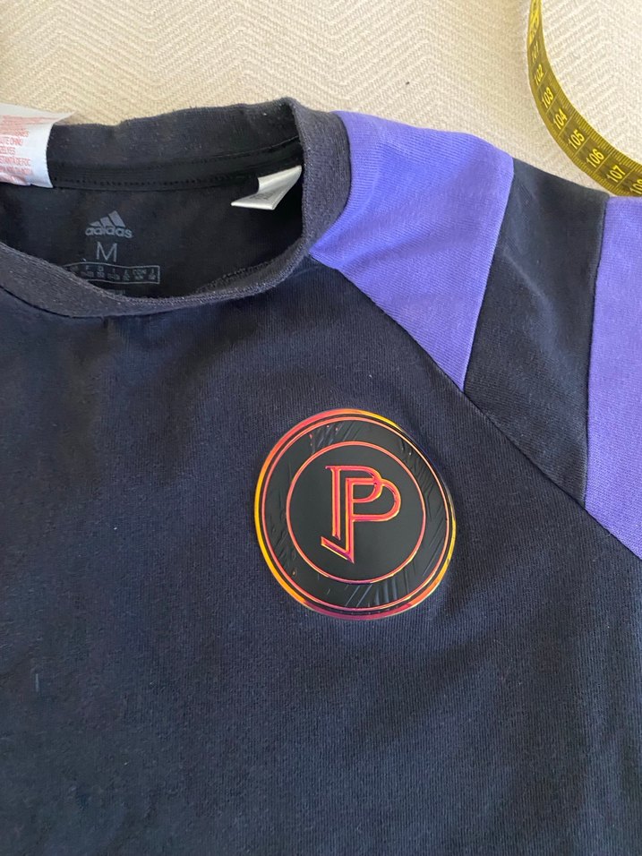 Erkek Mor Siyah Kısa Kollu Spor Tişört - Görsel 4