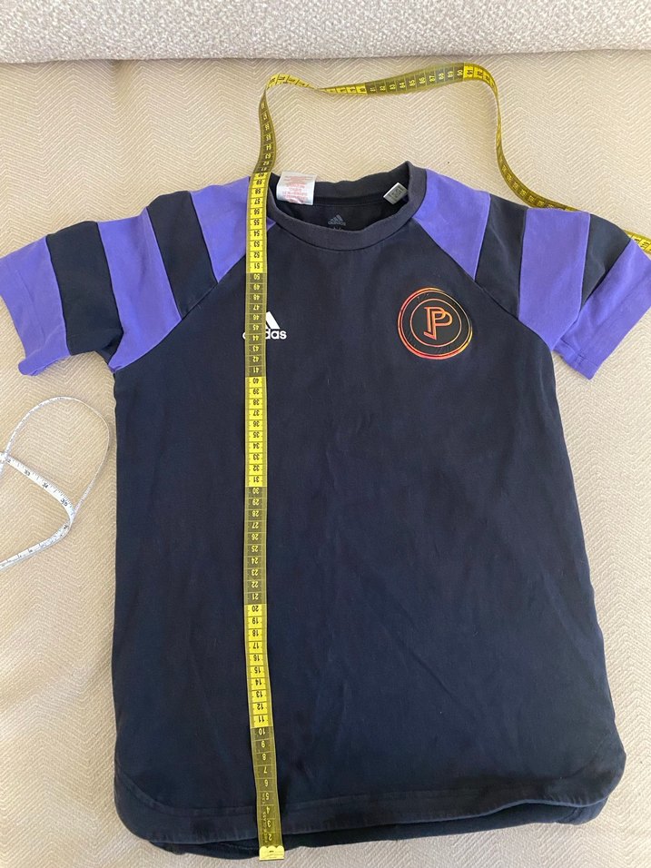 Erkek Mor Siyah Kısa Kollu Spor Tişört - Görsel 2