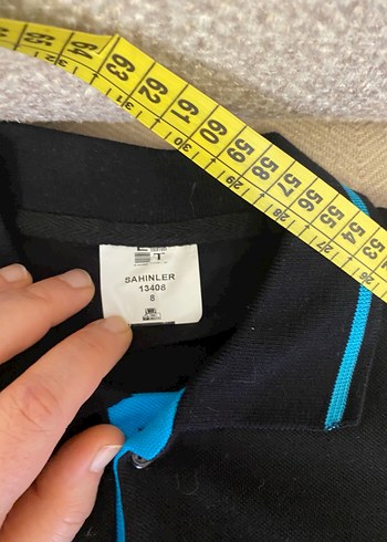 Fermuarlı Siyah Erkek Polo Tişört şahinler Anadolu lisesi - Görsel 3