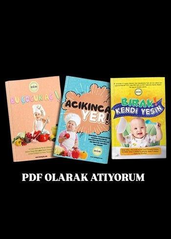 Ek gıda kitapları Bu çocuk aç acıkınca yer blw