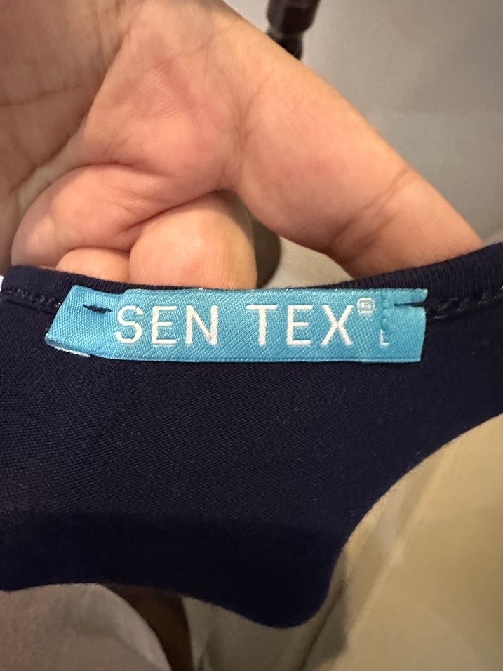 Lacivert Midi Hamile Elbisesi - Görsel 3